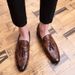 2026 British Men's Pointed Korean Version, Nightclub Hairstylist Shoes, Breathable Hooded Small Leather Shoes_vogvips.com