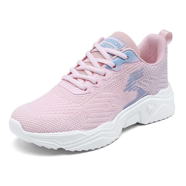 Women's Shoes Spring Large Size Women's Shoes Flying Weave Breathable Sports Shoes Casual Shoes Fashion Running Shoes Couple Shoes_vogvips.com