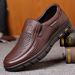 Comfortable Top Layer Cowhide Men's Sandals Leather Shoes Breathable Soft Bottom Dad Shoes For Middle-Aged And Elderly_vogvips.com