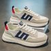 Men's Breathable Mesh Casual Sneakers For Summer, Lightweight Running Shoes With Thick Sole, Round Toe Design, Perfect For Walking And Sports_vogvips.com