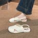 Closed-Toe For Women Summer Outdoor New Fashion Versatile Retro Fairy Style Casual Flat Beach Sandals_vogvips.com