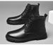 Martin Boots Men's Mid-top Leather Boots Men's Casual High-top Leather Shoes_vogvips.com