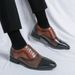 Plus Size New Fashion Patchwork Trendy Casual Men's Leather Shoes Sizes 38-46_vogvips.com