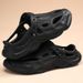 Shevalues Summer New Hollow Sandals For Outdoor Fashion Hole Clogs Slippers Men Non-slip Garden Shoes Soft Sole Beach_vogvips.com