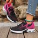 Women's Breathable Running Shoes - Lightweight Cushioned Sneakers For Gym/Walking (Black-Pink/Black-Purple) - EU 36-41_vogvips.com