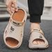 Men’s Shoes Men's Summer Slippers For Outdoor Use, Driving And Working, Outdoor Sports, Non Slip And Wear Resistant Beach Sandals_vogvips.com