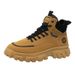 Autumn Men's High-Top Martin Boots, Men's Work Shoes, Trendy Versatile Thick-Soled British-Style Retro Hiking Ankle Boot_vogvips.com
