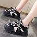 Squishy Dad Summer Mesh Breathable 2024 New Height Increasing Thick Sole Casual Trendy Sports Shoes For Women_vogvips.com