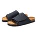 RUIZUSTOCK Cork Slippers Trendy Student Slide Sandals Men's Beach Shoes Nubuck Leather_vogvips.com