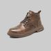 European Warm Series High-top Safety Leather Breathable Casual Versatile British Style Men's Martin Boots Thick-soled Work Shoes_vogvips.com