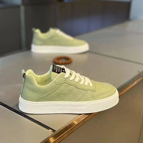 Men's shoes spring new small white shoes men's trend all match shoes men's wear-resistant sports casual board shoes_vogvips.com