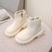 Children's Short Boots, Autumn And Winter 2025 New Style, Girls' Martin Boots, Lined, Girls' Cotton Boots, Warm, Runway Baby Boots, Fashionable_vogvips.com
