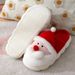 Cotton Slippers Indoor Autumn And Winter Santa Claus Cotton Slippers Men And Women Home Warm Winter Furry Slippers Household_vogvips.com