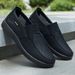 Trade Large Size Summer Mesh New Men's Cloth Shoes Breathable Slip-On Casual Polyurethane Flat Heel_vogvips.com