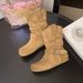 Suede Western Cowboy Martin Women's Shoes 2025 New Spring And Autumn Two-Way Korean Style Short Boots Versatile_vogvips.com