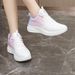 Spring New Style Youthful And Fashionable Breathable Shoes, Casual Trendy Soft-soled Comfortable Gradient Color Women's_vogvips.com