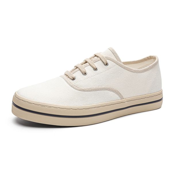 Outdoor Men's Casual Lace-Up Breathable Canvas Fashion Sneakers Male Walking Vulcanize Shoes Men Skateboard Footwear_vogvips.com