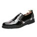 Unbeatable Quality Four Seasons Hairstylist Casual Pointed Leather Head British Men's Shoes_vogvips.com