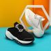 New Rhinestone Square Buckle Half Slippers Women's Genuine Leather Casual Sports Shoes Inner Heightening Single Shoes Slippers_vogvips.com