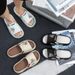 Slippers With A Poop Like Feel Men, Suitable Summer Wear. Thick Soled, Non Slip, Wear-resistant Sports Sandals For_vogvips.com