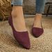 2026 Spring And Autumn New Korean Style Chic Fashionable Comfortable Women's Pointed Toe Shallow Gentle Flat Versatile_vogvips.com