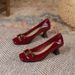 6388-5 Square Toe High Heels New Comfortable Wedding 2025 Autumn French Style Shallow Mouth Stiletto Single Shoes For_vogvips.com