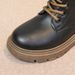Boys' Martin Single Girls' Autumn Winter New Children's Snow Genuine Leather Cotton Shoes Short Boots_vogvips.com