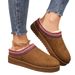 Large Size For Women's Autumn And Winter New Style Lace Casual Half Drag Snow Cotton Boots_vogvips.com
