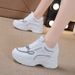 Women's Dad Sneakers Ins Trend 2024 New Spring Internet Celebrity Casual Comfortable Student Platform Sole Leather_vogvips.com