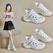 Dad Shoes Women Hollow Breathable Student Sports Shoes Casual Shoes Platform Heightening Shoes_vogvips.com