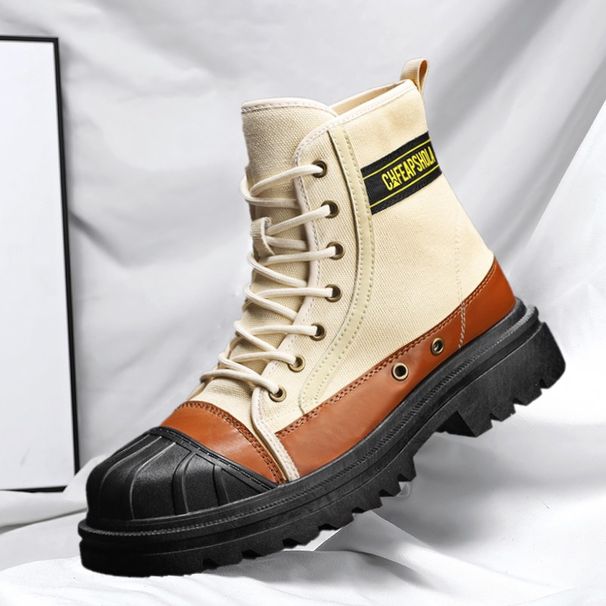 Leather Martin Boots, Anti-collision Work Equipment, Large Locomotive Boots, Versatile Trend, Anti Slip, And Anti Freezing_vogvips.com