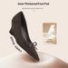 Cameido Women's Vintage Pointed Toe Mary Jane Shoes Suede Leather Bow Heel Spring_vogvips.com