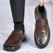 2025 New Men's Loafers Trendy Korean Style Versatile Slip-On Driving Casual Leather Shoes_vogvips.com