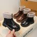 Girls' 2025 Winter New Style Children's Padded And Warm Cotton Boots, Fashionable Soft-soled Princess Boots For Girls_vogvips.com