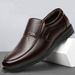 【Crown】Fashion Casual Sole Surface Non-Slip Soft Leather Men's Shoes Breathable Comfortable_vogvips.com