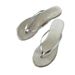 2025 Korean Style Simple Silver Flip-Flops For Women Flat Beach Vacation Toe-Post Sandals Cool Summer Slippers_vogvips.com