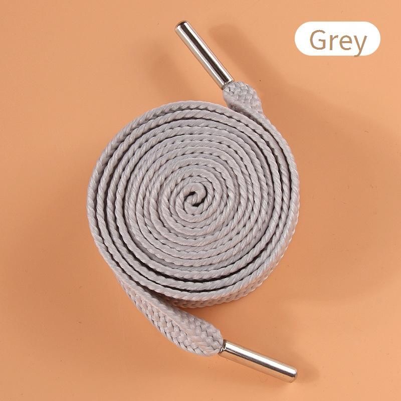 2.2cm Wide Metal-Tip Shoe Laces For Sneakers & Casual Shoes – 10 Colors (100cm-140cm) – Reinforced Ends For Durability_vogvips.com