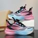 Children's Sports Shoes Leather Surface Spring And Autumn Student Specific Running Shoes New Boys And Girls Ultra Light Button Training Shoes_vogvips.com