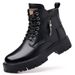 European Warm Series Trendy Brand Cowhide Martin Boots For Men, High-top British Style Mid-top Leather Shoes, Men's Boots, Winter Thick-soled_vogvips.com