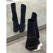 Convertible Over-the-Knee Boots Detachable Long Boots With Breathable Canvas & Soft Fabric Lining In Classic Black Detachable Two Way Boots_vogvips.com