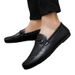 Euro Step Soft Leather Formal Low-Cut Breathable Fashionable Durable Trendy Youth Loafers Slip-On Lightweight_vogvips.com
