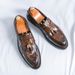 Men's Patent 2025 Tassel Black Casual British Wedding Business Formal Leather Shoes For Men_vogvips.com