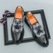 New Fashion Men's British Black Business Casual Loafer Shoes Daily Driving Office Leather Shoes One Foot Pedal Lazy Brown Banquet Dress Wedding Men's_vogvips.com