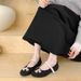 Cameido Women's Mary Jane Flats With Polka Dots Round Toe Tassel Strappy Soft Sole Spring Shoes_vogvips.com