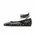 Women's Plus Size Rhinestone Ballet Style Flat Comfortable Legging Shoes Similar To Niche_vogvips.com