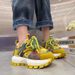 Women's Chunky White Sports Sneakers Autumn Trendy British Style Casual Forrest Gump Single Shoes_vogvips.com