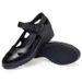 Soft Leather Mother Sandals Breathable Wear-resistant Wedge Heel Velcro Soft-soled Women's Shoes Medium Old Mary Jane Hole Shoes_vogvips.com