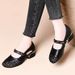 Cross-border Women's Hollow-out Summer Comfortable Mary Jane Shoes, Breathable Soft Sole, Retro Chunky Heel, Spring_vogvips.com