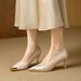 Women's European And American Style Party High Heels, 2026 Spring New Model, Metal Pointed Toe, Stiletto Heel, Slip-on, Lightweigh_vogvips.com