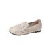 2025 New Summer Mom Sandals Comfortable Soft Hollow Leather Middle Aged And Elderly Women's Shoes Flat Bottom_vogvips.com